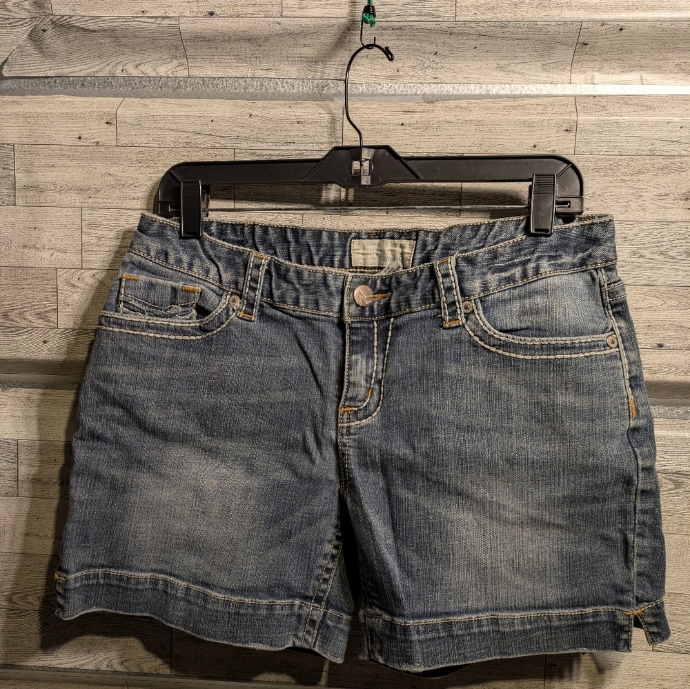 Denim Mid-Rise Women’s Shorts - Blue